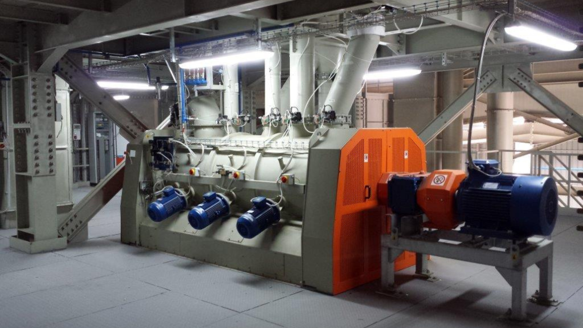 Dry premixed building material mixers, Industrial powder mixers