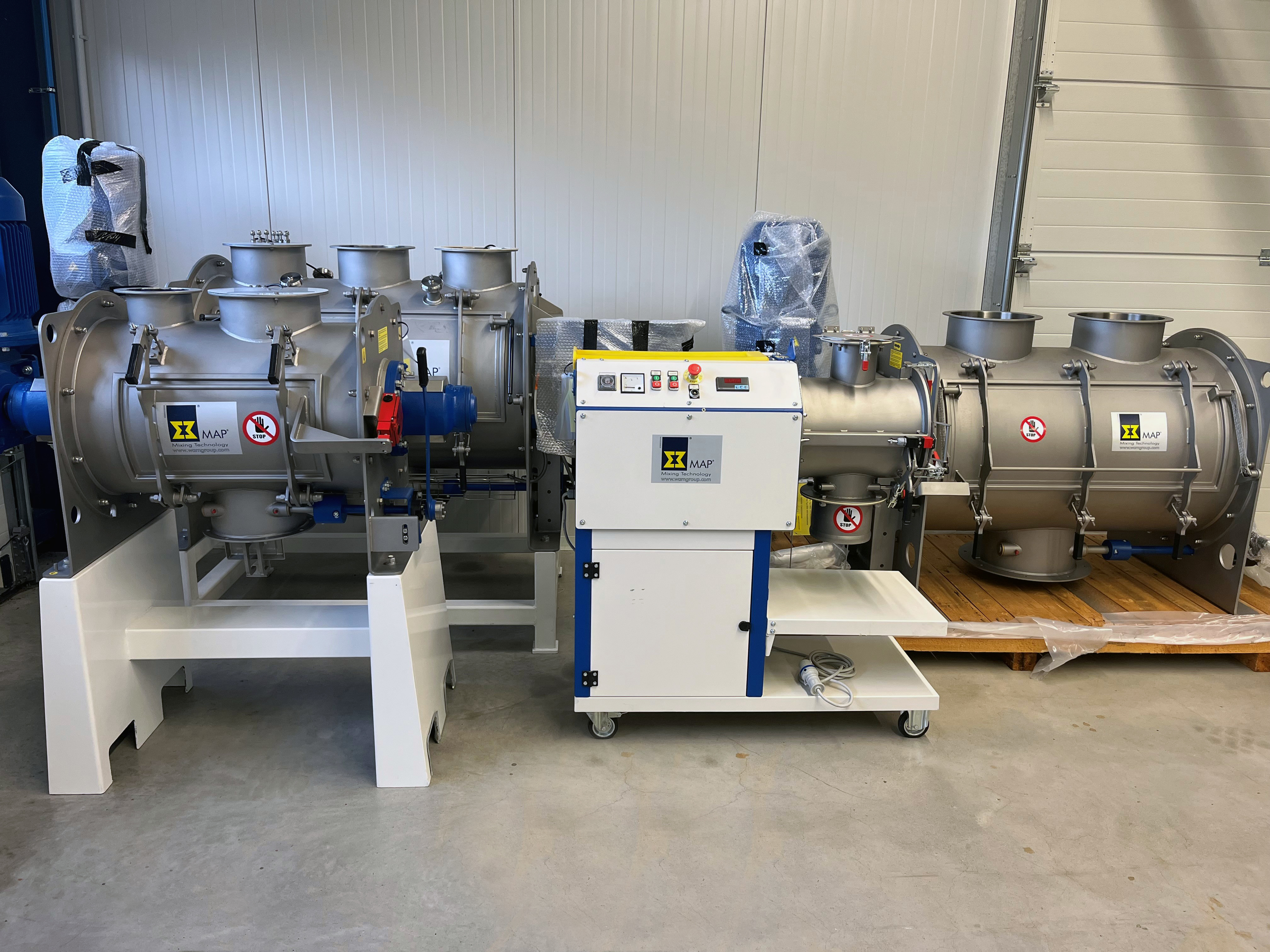 stock of industrial mixers