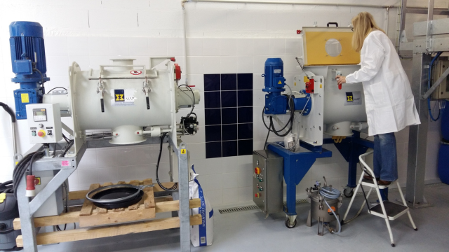 mixing tests, replicate industrial processes