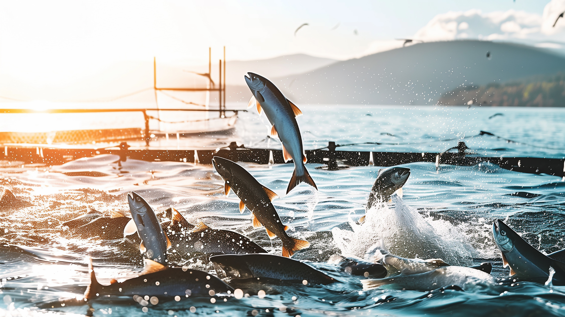 Industrial fish food mixers