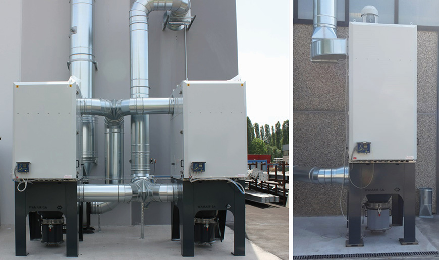 WAMAIR Stand-Alone Polygonal Dust Collectors - 3